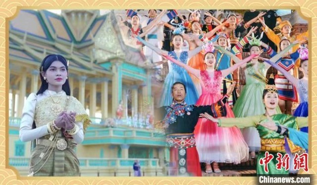 柬埔寨新生代歌手歌唱中柬友谊 送出新春祝福
